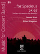 ...for Spacious Skies Concert Band sheet music cover